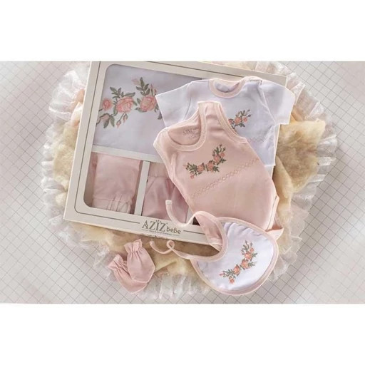 10تکه ترک طرح گلدوزی عزیز ب ب Aziz Bebe